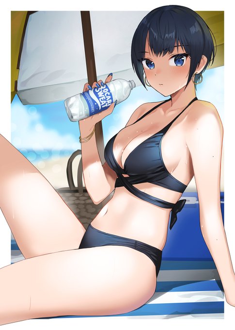 水着な桐東先輩 