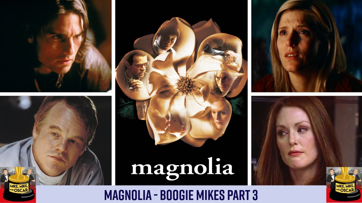 We review PTA's Magnolia (1999)
soundcloud.com/mikemikeandosc…

Part 3 of Boogie Mikes is our film study on Magnolia, where we talk Tom Cruise, narrative devices &amp; perhaps the wildest, weirdest movie ending EVER. #Magnolia #PTA #OneBattleAfterAnother #TomCruise linktr.ee/mikemikeandosc…