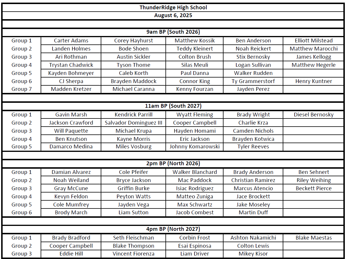 ‼️ The Slammers Showcase kicks off today at ThunderRidge High School.

ℹ️ For all attending, follow the link below to a scout pack with the most up to date schedule and information.

📕 Link: tinyurl.com/slammersshowca…