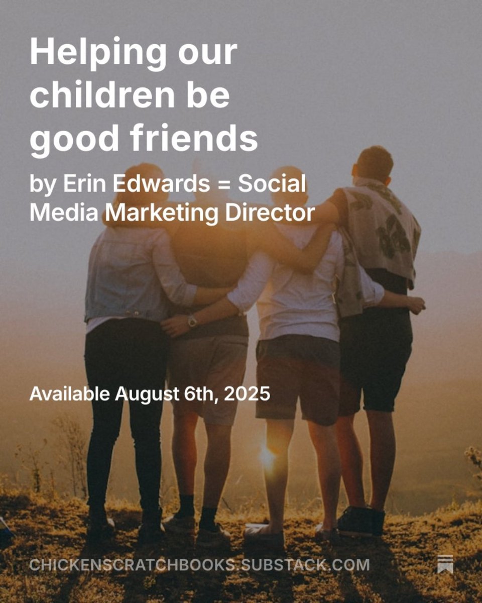 CSBooks4's tweet image. Life is better with friends! 
As adults we know that having good friends means being a good friend, this is not always intuitive to our children.
Join us on Substack to explore this virtue, 
we&apos;d love to have you!
Subscribe for free through the link in our bio.