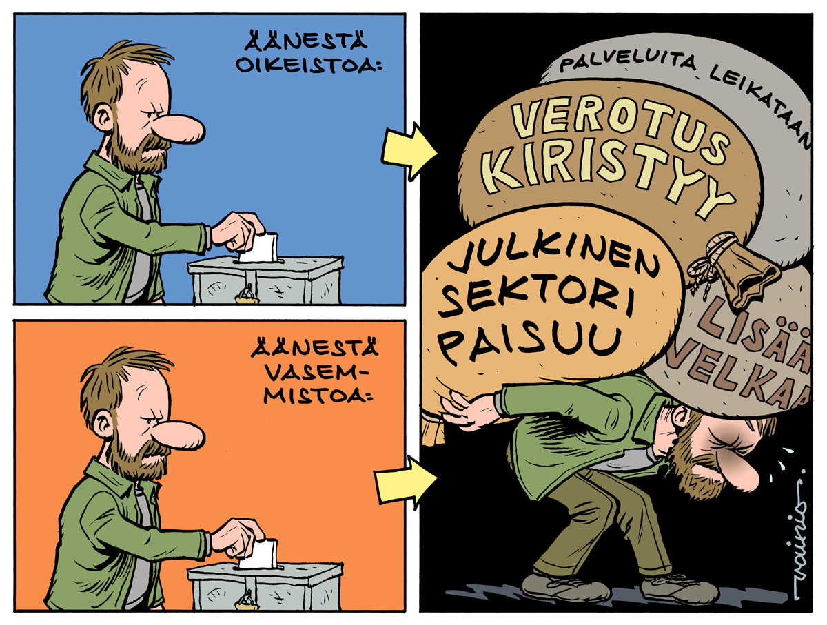 Kiteytys Suomen vaalijärjestelmästä.
Keskisuomalainen, et al. 29.7.2025.