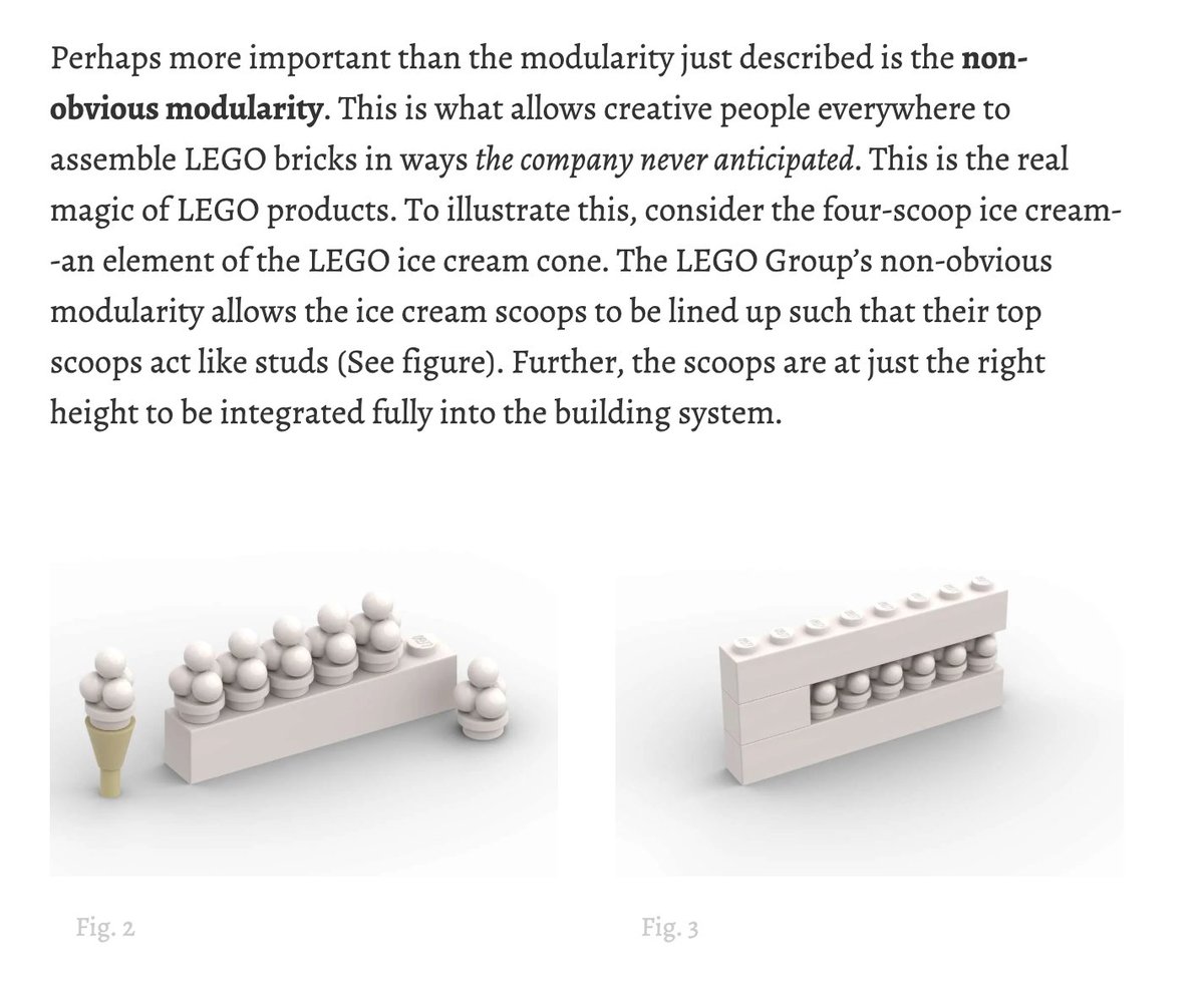 "non-obvious modularity"!