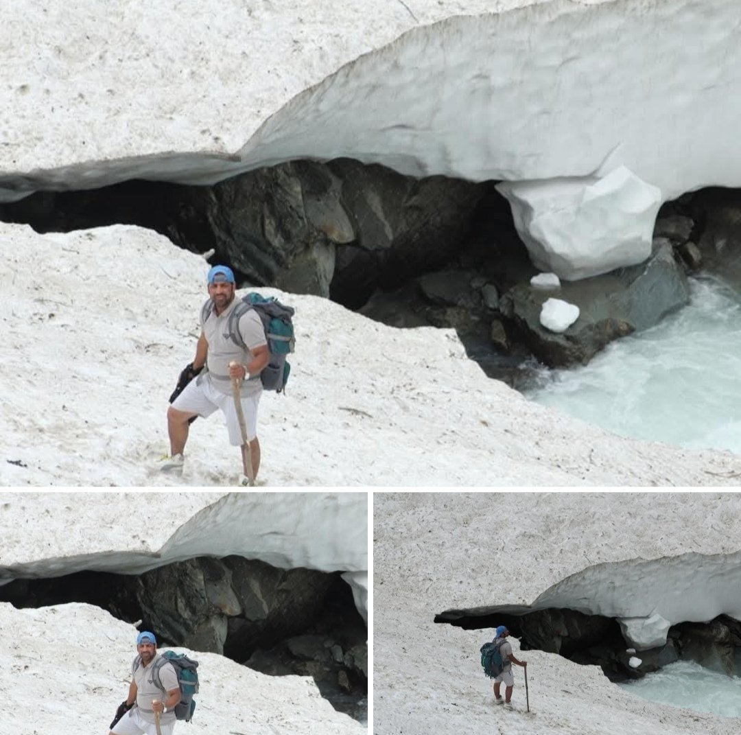 bhattawseef21's tweet photo. Kolahoi Glacier is the largest glacier in kashmir. It is the main source of water for the jhelum river....... https://t.co/yb2mgXB4GO