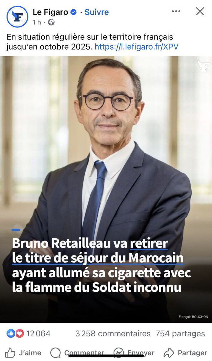 Avec <a href="/BrunoRetailleau/">Bruno Retailleau</a> pas de « en même temps » pour ceux qui s’en prennent aux symboles de la France ! C’est dehors ! <a href="/lesRepublicains/">les Républicains</a>