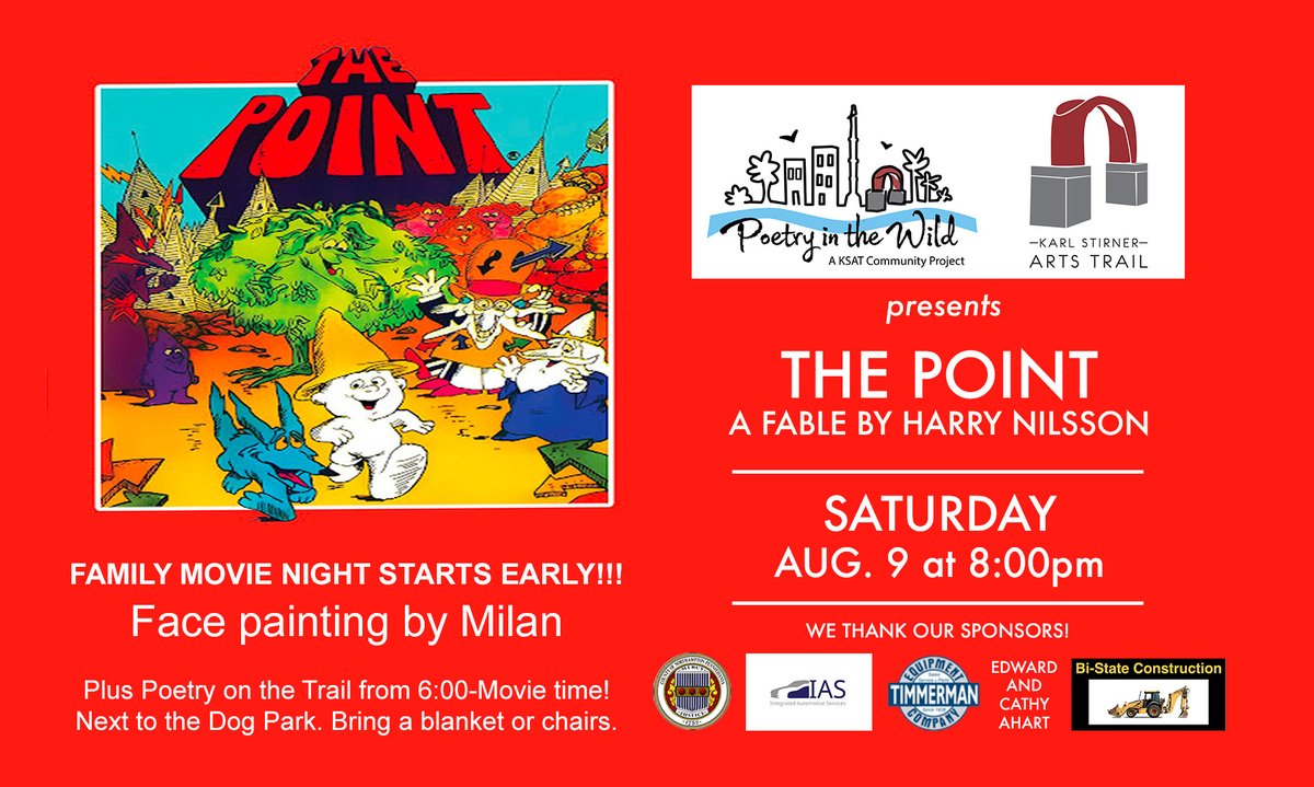City of Easton PA (@cityofeastonpa) on Twitter photo Bring the family to the Karl Stirner Arts Trail this Saturday evening for a fun event with a free outdoor movie and face painting.
Don't forget your blankets/chairs to sit on. <a href="/KS_ArtsTrail/">KarlStirnerArtsTrail</a> Bring the family to the Karl Stirner Arts Trail this Saturday evening for a fun event with a free outdoor movie and face painting.
Don't forget your blankets/chairs to sit on. <a href="/KS_ArtsTrail/">KarlStirnerArtsTrail</a>