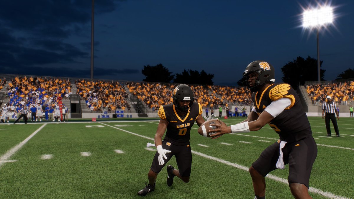 kennesawstfb's tweet image. Fresh fits ⚫️🟡 @EASPORTSCollege 

#CFB26 | #HootyHoo