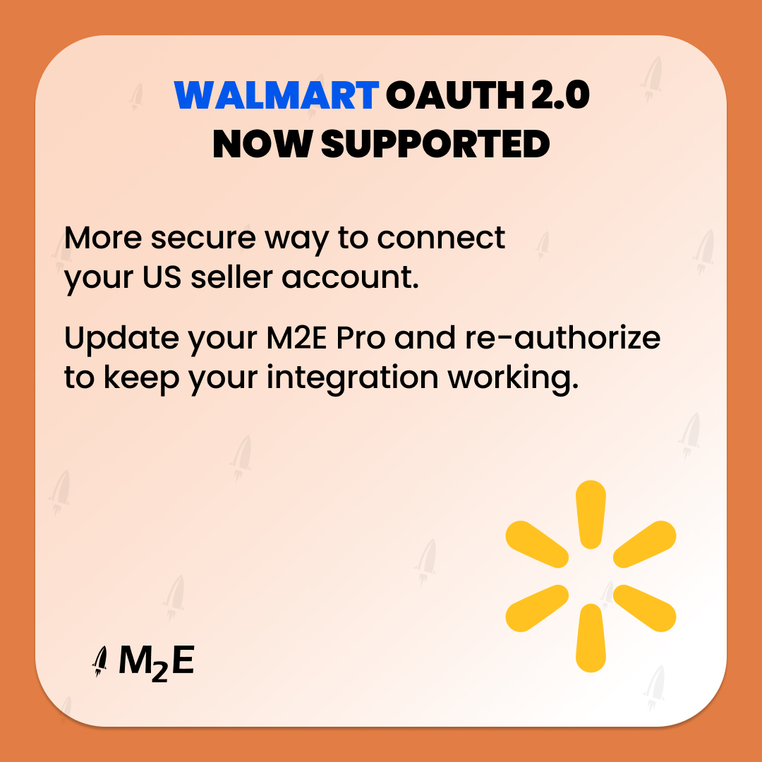 m2epro's tweet image. #M2EPro July Update 🚀 
👉 Swipe through the carousel to see all the details!

🔸 Walmart
Walmart OAuth 2.0 authorization support 
🔸 Amazon
Partial revise of Amazon product details

More detailed overview of the latest updates here 👉 docs-m2.m2epro.com/docs/july-2025…

#magento #ecommerce