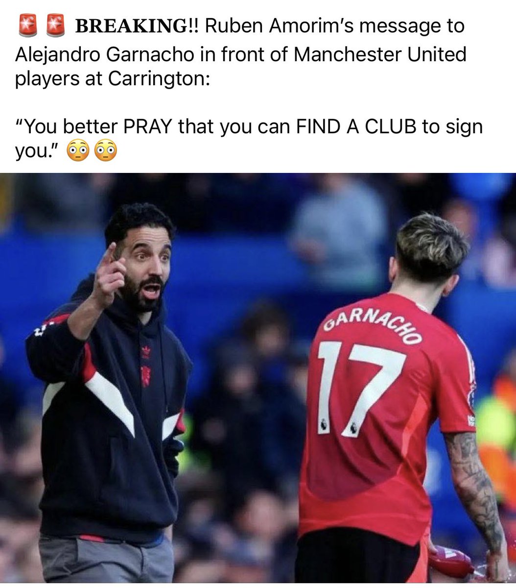 The difference between Champions &amp; finished club.

Arne handles issues quietly &amp; professionally, keeping everything internal.
Amorim runs to the media.

Arne played Nunez in pre-season to showcase him &amp; attract buyers.
Amorim left his player out of the pre-season tour completely.