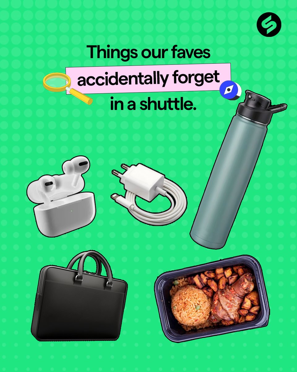 POV: Your belongings made their own travel plans🤭

Just kidding. If you forget something on a Shuttlers ride, don’t stress, we’ll keep it safe till you’re able to pick it up. Just reach out.

#Shuttlers #Ridewithshuttlers