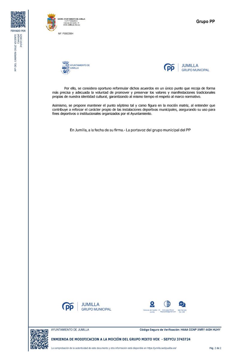No han aprendido nada de lo ocurrido en Torre Pacheco.

Siguen alimentando el odio y provocando una fractura social de consecuencias imprevisibles.

El PP vulnera los valores constitucionales y pone en riesgo la convivencia, solo por aferrarse al poder.

Qué irresponsabilidad.