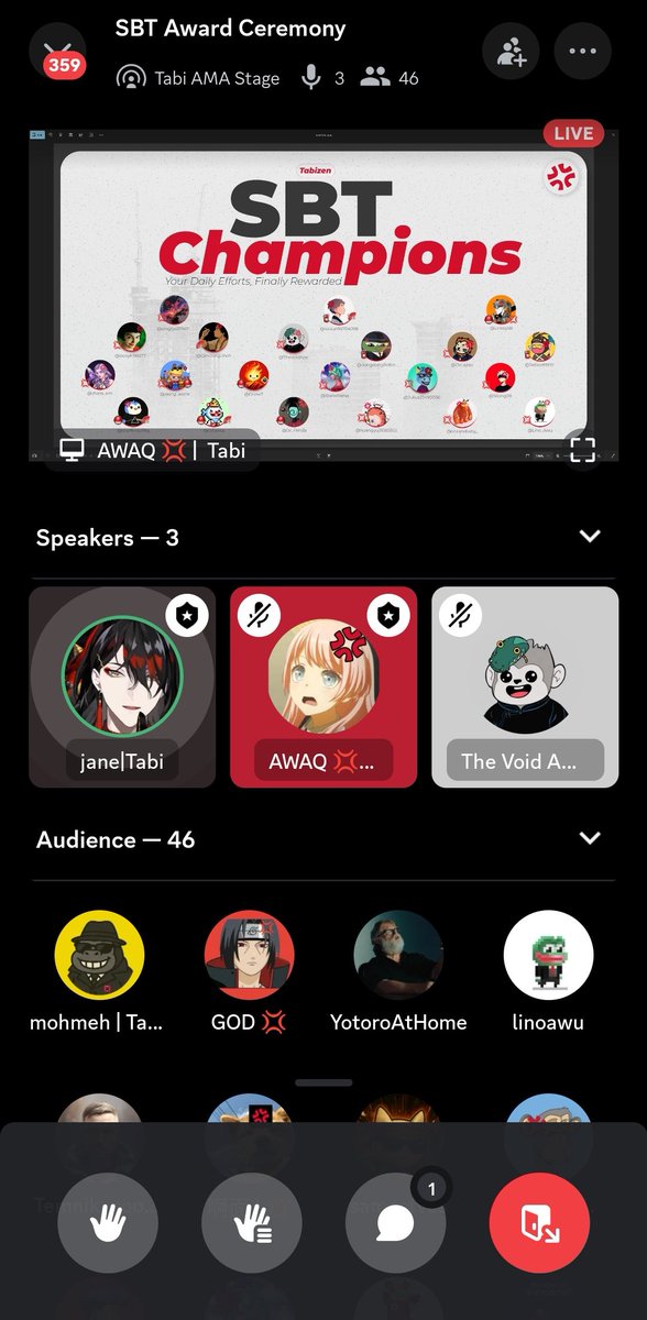 Congratulations to the first set of the Tabi SBT Champions!

The  award is well-deserved 'cus you guys are true Tabizens! 💢 🥂

To everyone who didn't make it to the list this time, don't worry ✊ 

Keep showing up and you would soon be on the spotlight. 

Tabi rewards