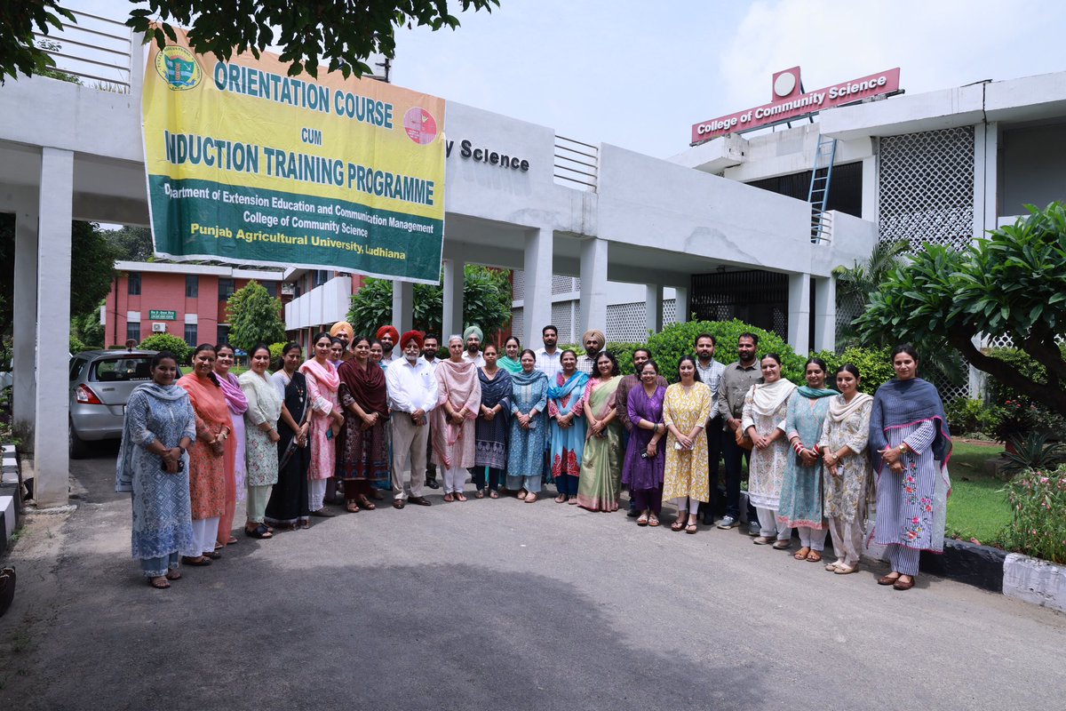 A 21-day “Orientation Course-cum-Induction Training Programme,” organised by the Department of Extension Education and Communication Management, College of Community Science, commenced today. The course, which will conclude on August 27, was inaugurated by Dr SS Gosal, VC, PAU.