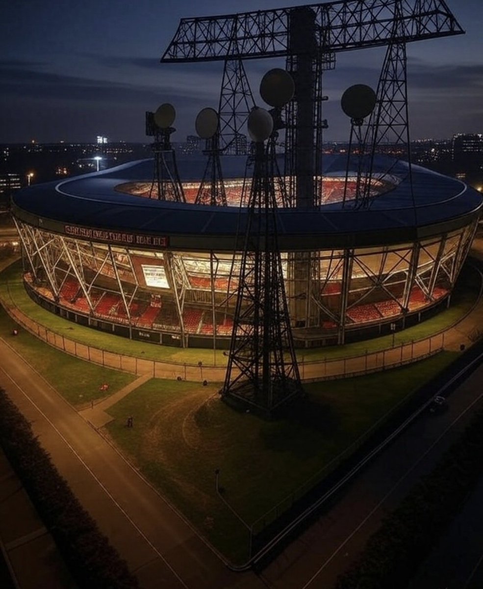 Feyenoord çelik kubbe sistemini devreye aldı. xdd