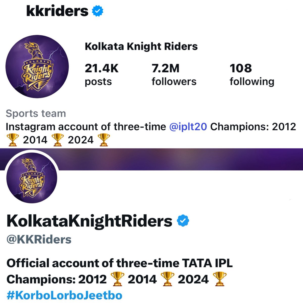 KKR’s social media game has been on point recently. <a href="/KKRiders/">KolkataKnightRiders</a> admin is cooking these days.

- Next IPL season is going to be a lot of fun 😆