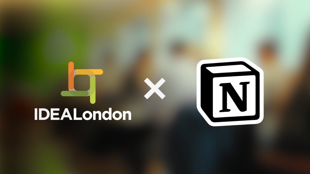IDEALondon (@idealondon) on Twitter photo We’re excited to announce IDEALondon has partnered with <a href="/NotionHQ/">Notion</a> to give our members 6 months of Notion Business (with AI!) for free.
Notion is a tool that combines docs, tasks, databases, and wikis into one workspace.
Join IDEALondon today for access: idealondon.co.uk/joinnow We’re excited to announce IDEALondon has partnered with <a href="/NotionHQ/">Notion</a> to give our members 6 months of Notion Business (with AI!) for free.
Notion is a tool that combines docs, tasks, databases, and wikis into one workspace.
Join IDEALondon today for access: idealondon.co.uk/joinnow