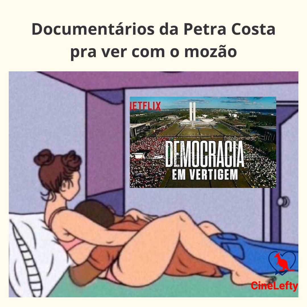 flamrappbr's tweet image. Dicas de documentários da Petra Costa para ver com o mozão 🎬😍
.
.
.
.
#petracosta #apocalipsenostrópicos #democraciaemvertigem #documentarios #netflix #dicasdedocumentários #democracia #esquerda #esquerdabrasileira #namorodeesquerda #relacionamento