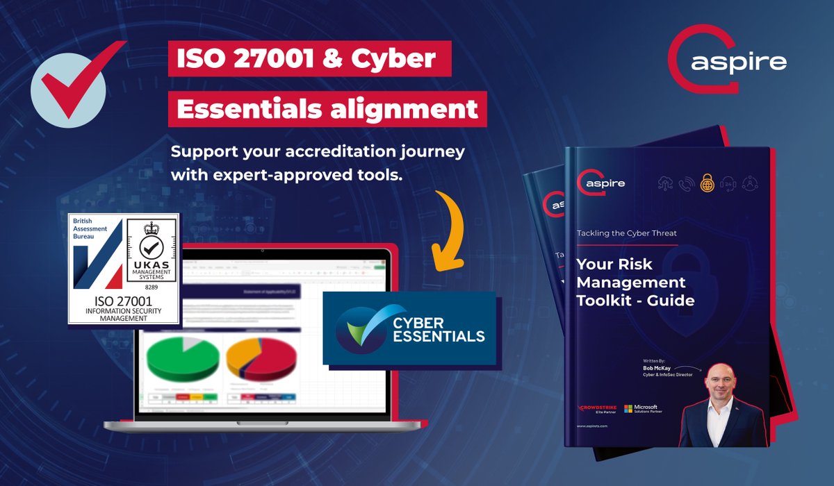 Aspire Technology Solutions (@aspirets) on Twitter photo The NCSC has recently updated their Cyber Assessment Framework (CAF), providing refreshed guidance to help essential service providers strengthen their resilience against cyber threats.
Whether you’re working towards CAF objectives, ISO 27001 or Cyber Essentials accreditation, The NCSC has recently updated their Cyber Assessment Framework (CAF), providing refreshed guidance to help essential service providers strengthen their resilience against cyber threats.
Whether you’re working towards CAF objectives, ISO 27001 or Cyber Essentials accreditation,