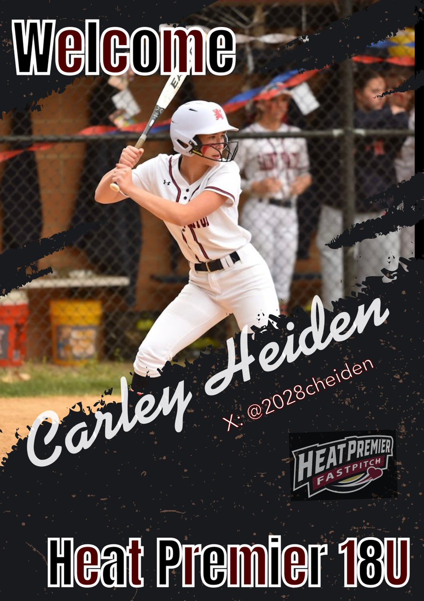 Heat Premier 08 (@heatpremier08) on Twitter photo 🔥 Roster Announcement 🔥
A hardworking & athletic P/UTL poised for challenge & ready to elevate her game! Pitched 146 varsity inns as a frosh (2028) & took off crushing it this Summer in the ⭕️ & the box! Future is bright & we’re so ready to get started! Welcome <a href="/2028Cheiden/">Carley Heiden 2028</a>!❤️🔥 🔥 Roster Announcement 🔥
A hardworking & athletic P/UTL poised for challenge & ready to elevate her game! Pitched 146 varsity inns as a frosh (2028) & took off crushing it this Summer in the ⭕️ & the box! Future is bright & we’re so ready to get started! Welcome <a href="/2028Cheiden/">Carley Heiden 2028</a>!❤️🔥
