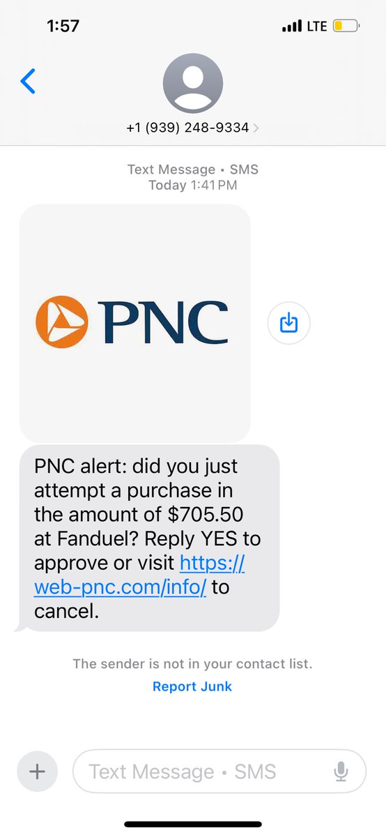 I didn’t know PNC likes to send an image of their logo with their alerts 🤣 🤣 🤣