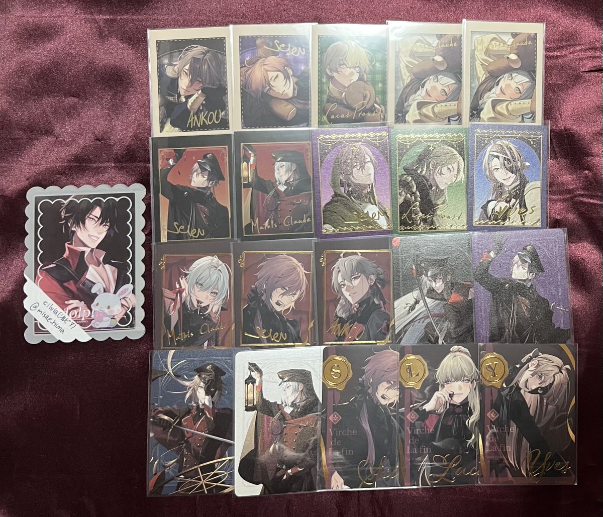 misae_hima's tweet image. 【交換】
オトマ 冬の市 3周年 オトなつ バレンタイン

譲 過去 終ヴィル 署名フォトカ 特典カード
アンクゥ シアン リュカ マティス イヴ

求 オトなつ 署名フォトカ
リョウイチ(シャレマニ)

新宿8日~10日手渡し
異種で難しいと思いますが、よろしくお願い致します🙇🏻‍♀️