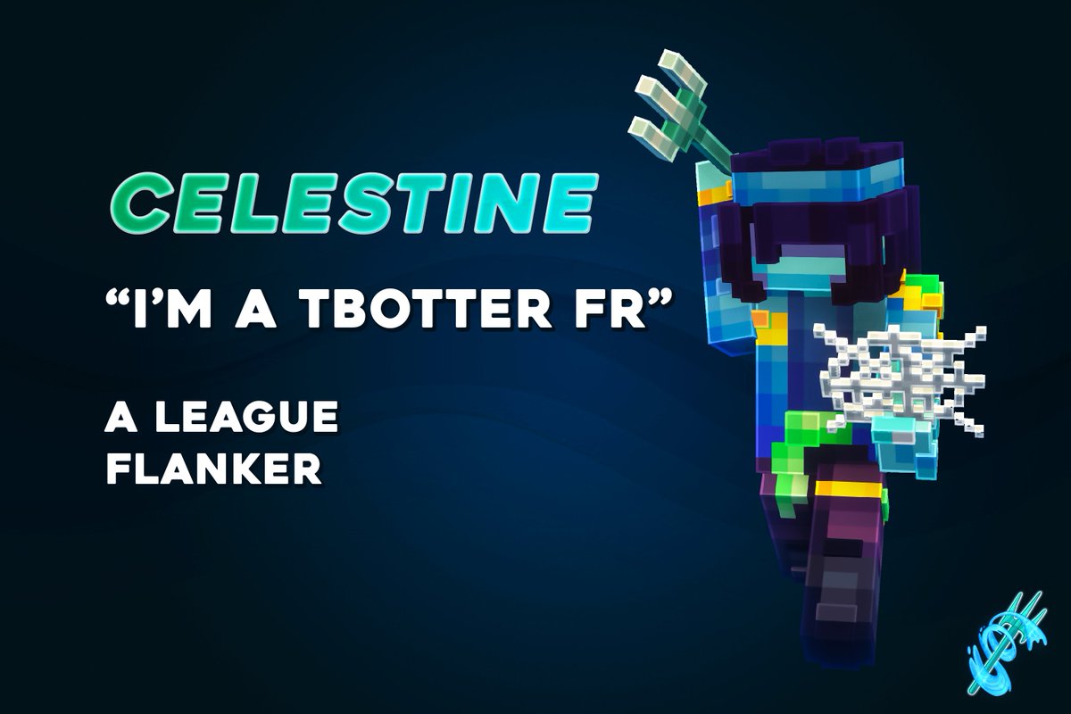 Introducing our hacker- I mean jump boost demon Celestineeeeeeee!

"I'm a tbotter fr"