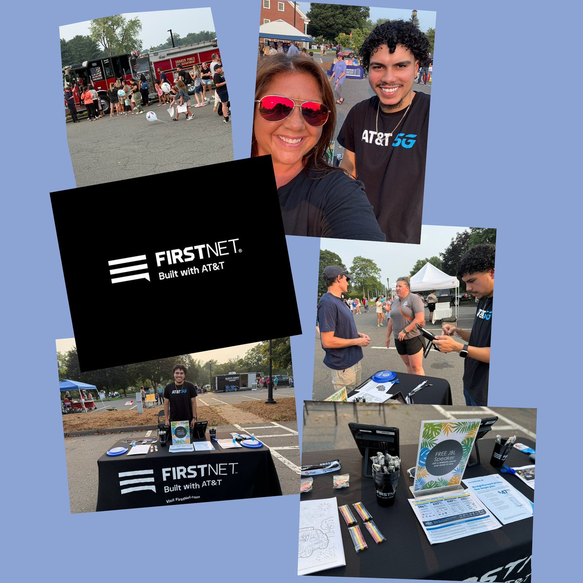 Team Deming had an amazing time connecting in Enfield at this year’s National Night Out! From meeting local heroes in law enforcement and fire services to chatting about all of AT&amp;T Best Deals and offers! <a href="/keroninc/">Keron Incarnato</a> <a href="/firas_smadi/">Firas Smadi</a> <a href="/TheRealOurNE/">#OurNE</a> <a href="/FirstNet/">FirstNet, Built with AT&T</a> <a href="/RiveraKelvin1/">Kelvin Rivera</a> <a href="/Meli_Rapp/">Melissa Rapp</a>