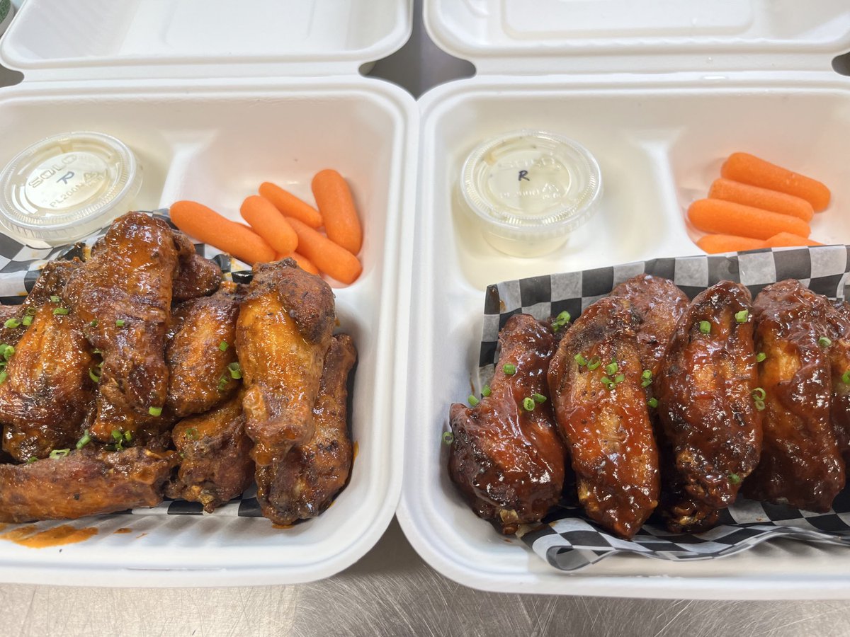 Wing Wednesday - all day, every Wednesday!
1# of our Hickory smoked Wings for $12.

We look forward to serving you.
