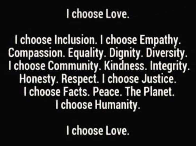 🌈👱‍♀️🩷🩵🧡💚💙
Today and Every Day
I Choose #Love