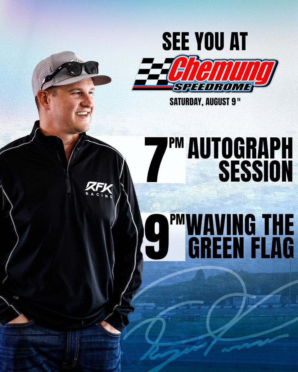 RoCModSeries's tweet image. This Saturday, A Southern Tier tradition continues with “The Night Before The Glen – Rod Spalding Classic” at Chemung Speedrome — and it just got even BIGGER!

🔥 NASCAR Cup Series driver Ryan Preece (@RyanPreece_) will be signing autographs and serving as Honorary Starter!!
