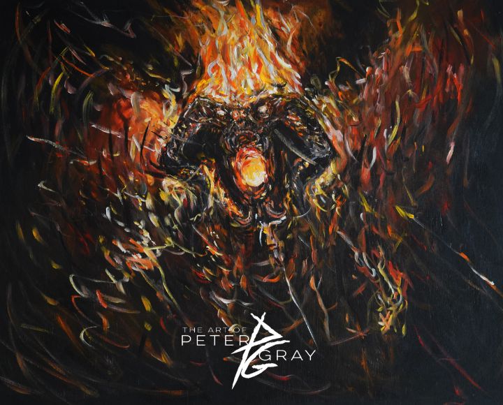 Art of the Day: "The Balrog of Khazad-dûm". View at: ArtPal.com/petergraysart?…