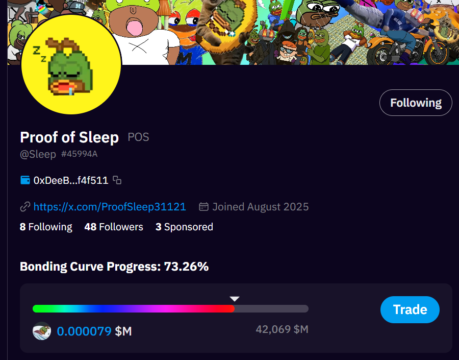 内盘快满了 $Pos 

<a href="/MemeX_MRC20/">MemeX</a> <a href="/MemeCore_ORG/">MemeCore</a>