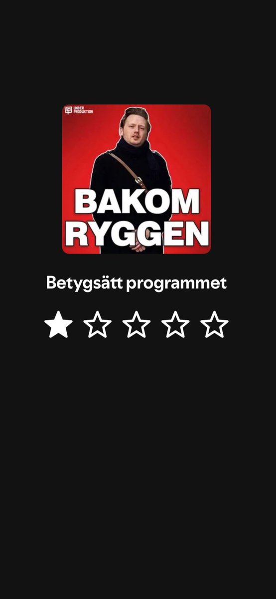<a href="/SebMattz/">Sebastian Mattsson</a> Snabbspola ett avsnitt, ge sen pajasen en stjärna.