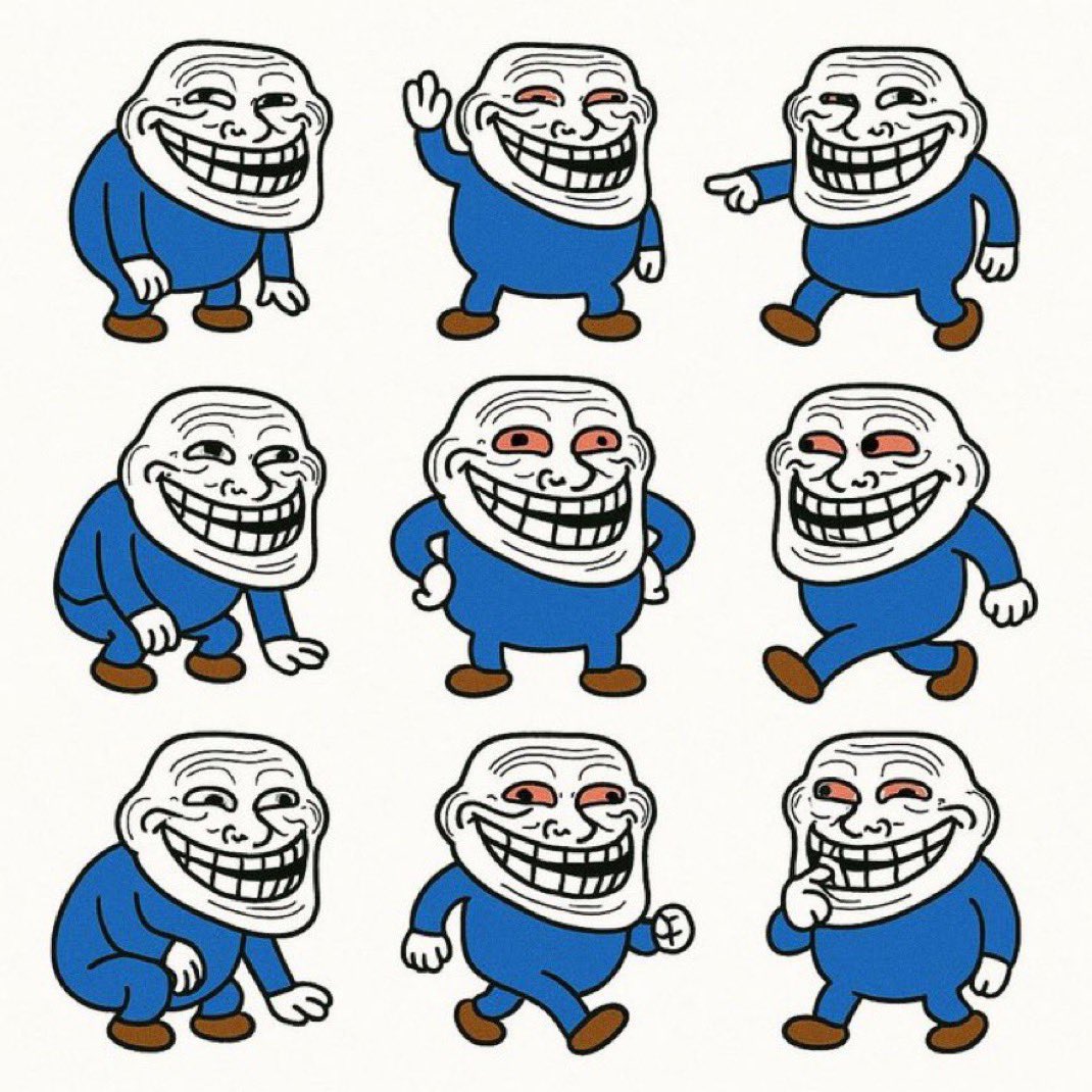 Old ticker. Good meme.  Just need to CTO it.  Community made 

Smol $Trol

HXEvdKHp5d8eBCWCNFXzpKJA1D4iskLRZ7Pe5f9Rpump

$Troll #Trolega