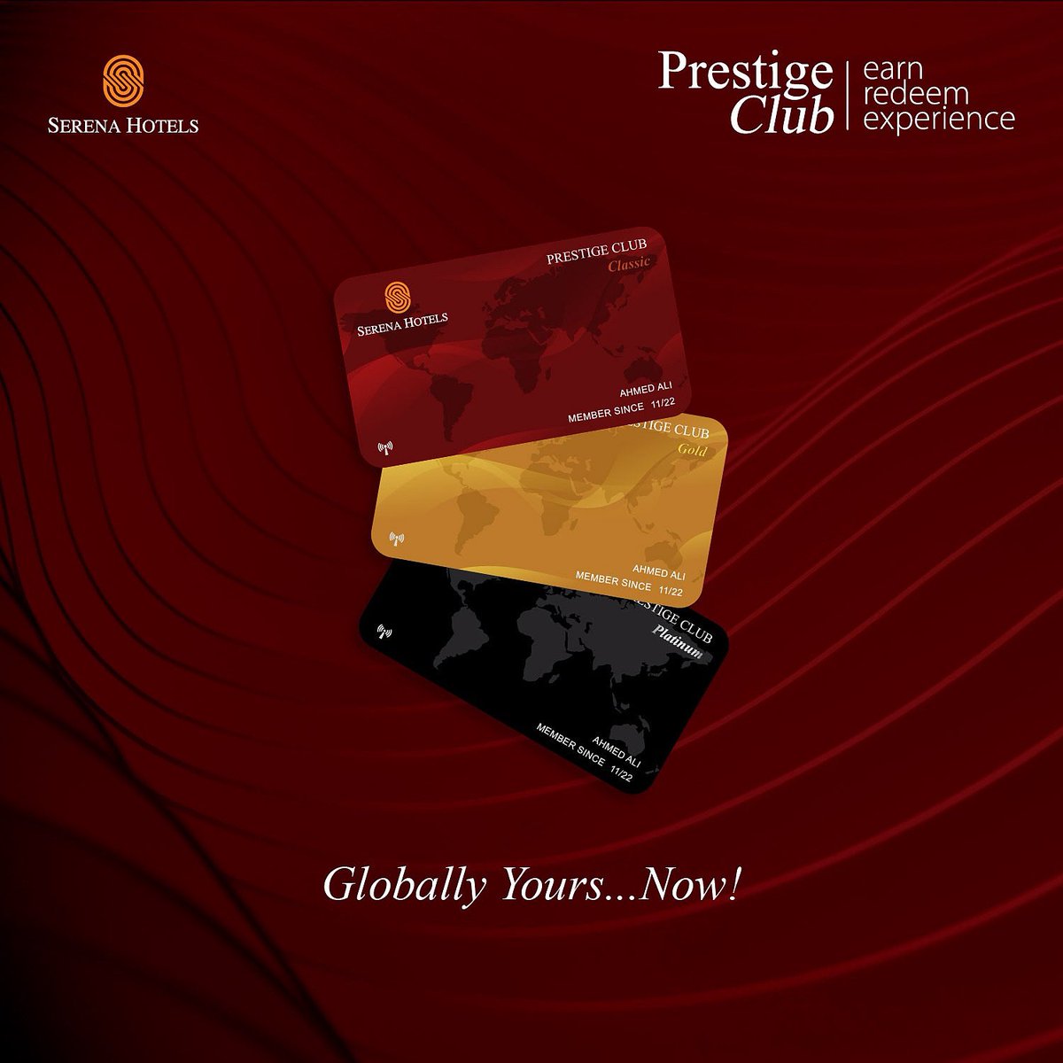Your Prestige Journey Starts Now!

We're live! earn, redeem, and experience the world like never before.

#SerenaHotels #GloballyYours #PrestigeClub #EarnRedeemExperience