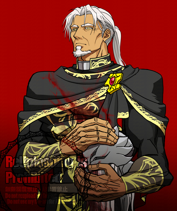 筆バテ気味なので難しい顔を描いてやろうと思ったらやっぱり顔だけで終わらなかったアンスバッハさん