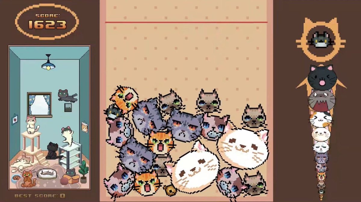 Notre test de Suika Nyaa est en ligne.

Le jeu de la pastèque avec des chats.
#Xbox <a href="/ID_Xbox/">ID@Xbox</a> 

Lien du test👉xboxornot.fr/test-de-suika-…