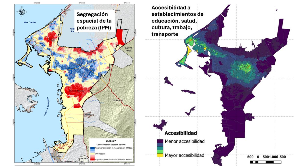 La desigualdad en Cartagena disminuyó levemente en 2024 pero sigue siendo muy alta. Actualmente la ciudad es la tercera más desigual del país. La desigualdad es un fenómeno estructural arraigado en la histórica económica de Cartagena y que se profundizó con la pandemia. 
Una
