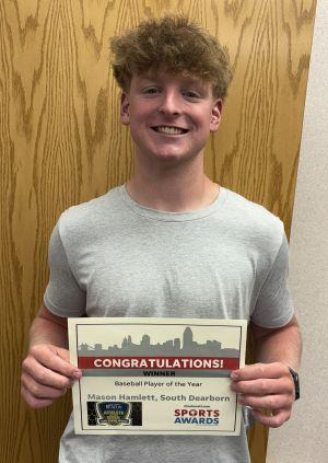 Knights Baseball was selected as Team of the Year and Mason Hamlett was selected as the Baseball Player of the Year by Cincinnati.com!

Congratulations Knights and Mason! Way to represent South Dearborn!