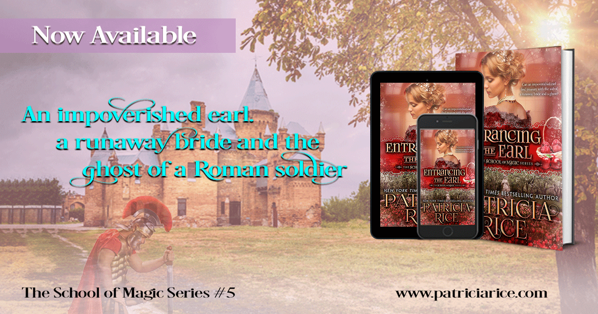 Can the ghost of a Roman soldier lead them to treasure &amp; love? Entrancing The Earl, Book 5 of the beloved School of Magic series #NewRelease books2read.com/som5 .<a href="/Patricia_Rice/">Patricia Rice</a> #AppleBooks <a href="/AppleBooks/">Apple Books</a> <a href="/loveibookdeals/">Love iBook Deals</a> #romancebooks #historicalromance  #romancenovels