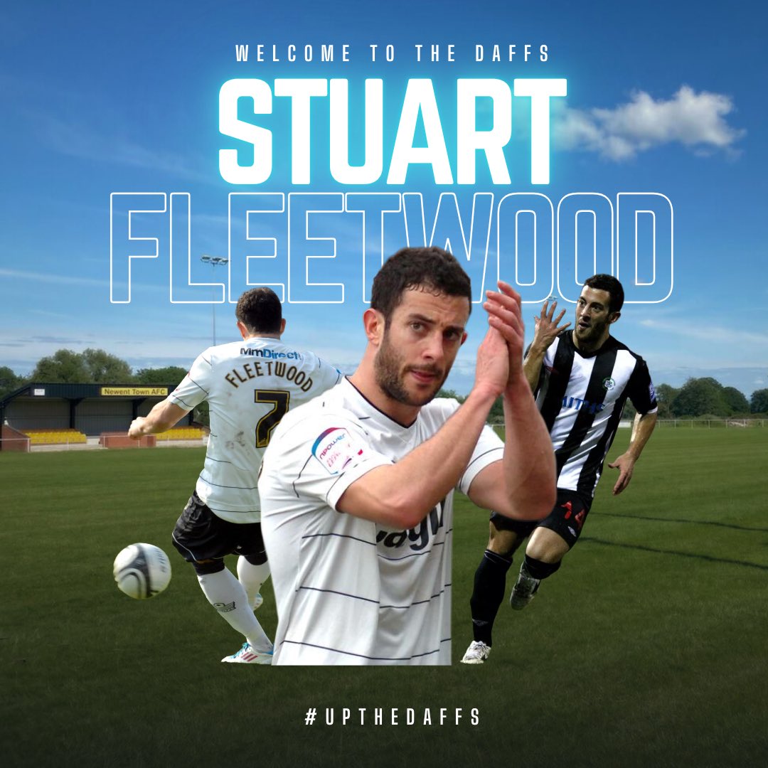 𝙎𝙩𝙪𝙖𝙧𝙩 𝙁𝙡𝙚𝙚𝙩𝙬𝙤𝙤𝙙 𝙧𝙚𝙩𝙪𝙧𝙣𝙨 𝙝𝙤𝙢𝙚!

Newent Town AFC are thrilled to announce the signing of former professional footballer Stuart Fleetwood.

Read more below. 📰👇

#UpTheDaffs