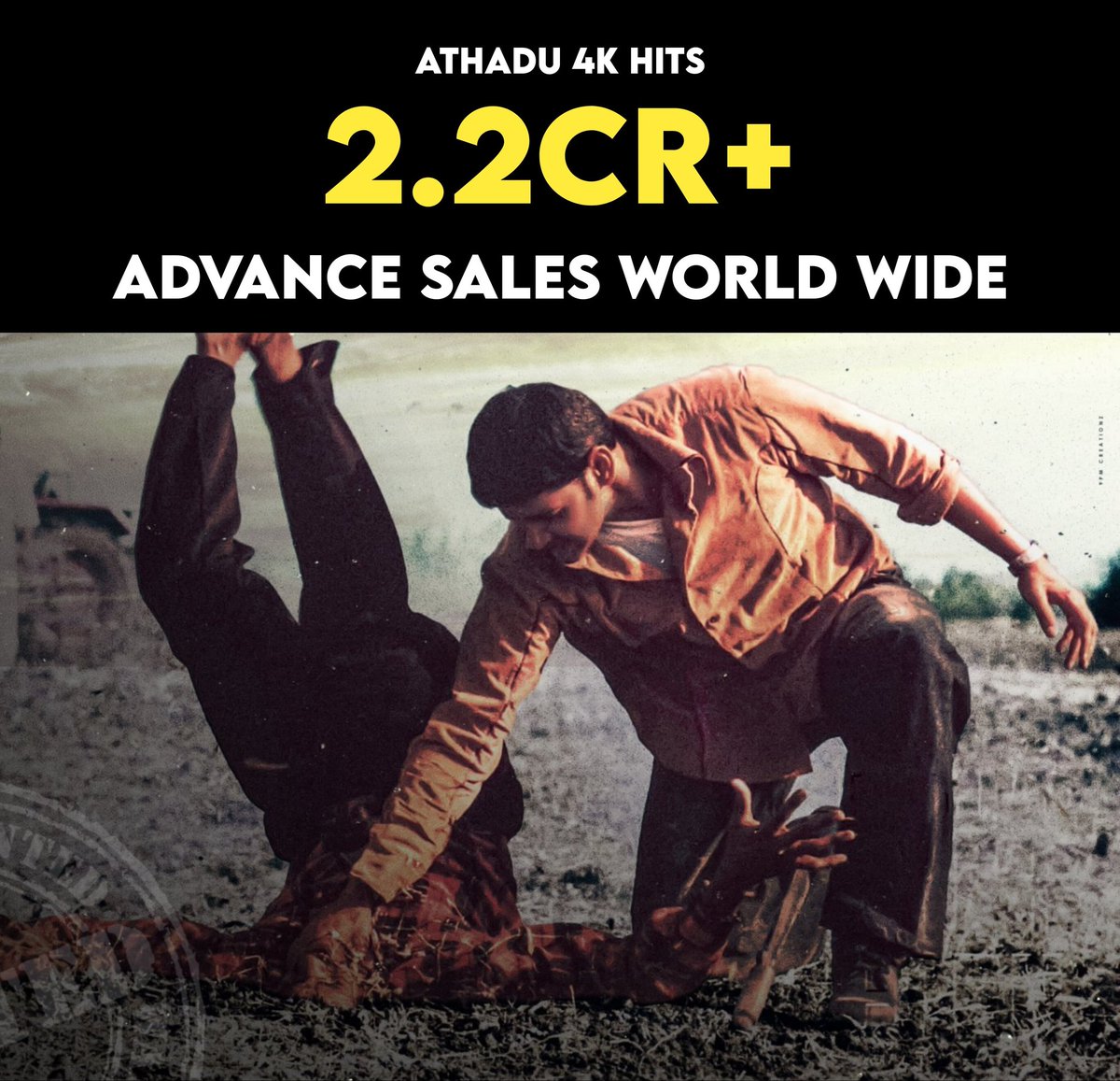 💥💥 2.2Cr+ Advance Sales 💥💥

#Athadu4K <a href="/urstrulyMahesh/">Mahesh Babu</a>