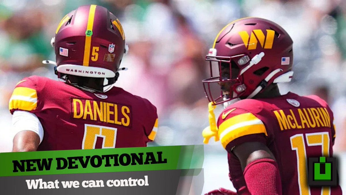 Today, we unpack how Jayden Daniels must control what he can control...and how this same approach is beneficial in our own lives.

🔗 Read the full devotional here: unpackinit.com/devotionals

#unpackinit #commanders #jaydendaniels #terrymclaurin