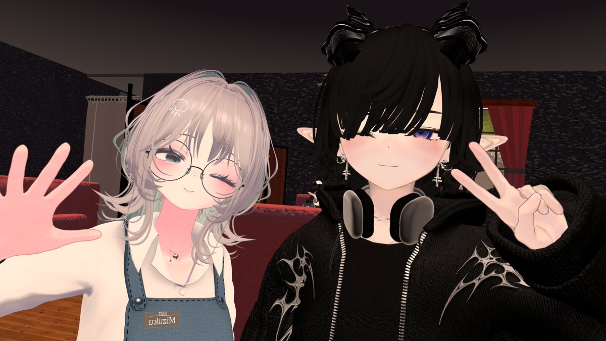 #sugar_less_vrc お邪魔してきました
全く喋れなかったですが急遽RPさせてもらってありがとうございました...!!