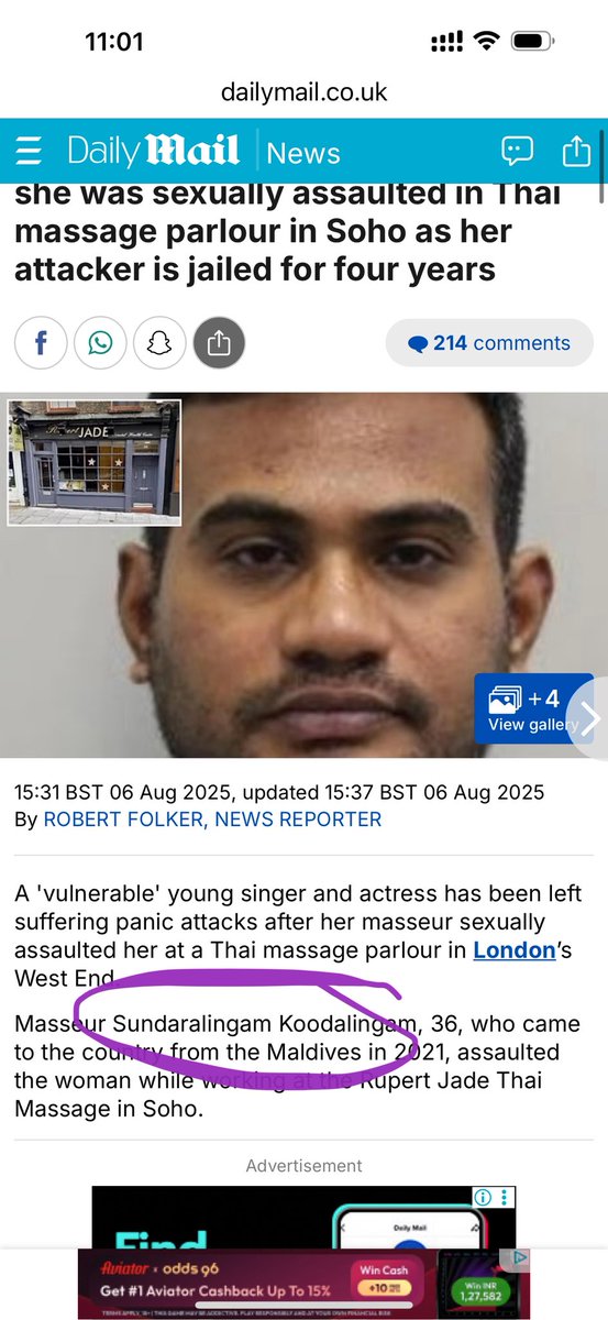 𝐌𝐏 𝐑𝐨𝐳𝐚𝐢𝐧𝐚 𝐀𝐝𝐚𝐦 (@roxeyna) on Twitter photo I’m sure there’s some mistake in information in this article <a href="/DailyMail/">Daily Mail</a>
I am wondering why this person is associated with Maldives since it is quite apparent from this man’s name also that he is not a Maldivian. <a href="/MoFAmv/">Ministry of Foreign Affairs 🇲🇻</a> please look into this matter!
dailymail.co.uk/news/article-1… I’m sure there’s some mistake in information in this article <a href="/DailyMail/">Daily Mail</a>
I am wondering why this person is associated with Maldives since it is quite apparent from this man’s name also that he is not a Maldivian. <a href="/MoFAmv/">Ministry of Foreign Affairs 🇲🇻</a> please look into this matter!
dailymail.co.uk/news/article-1…