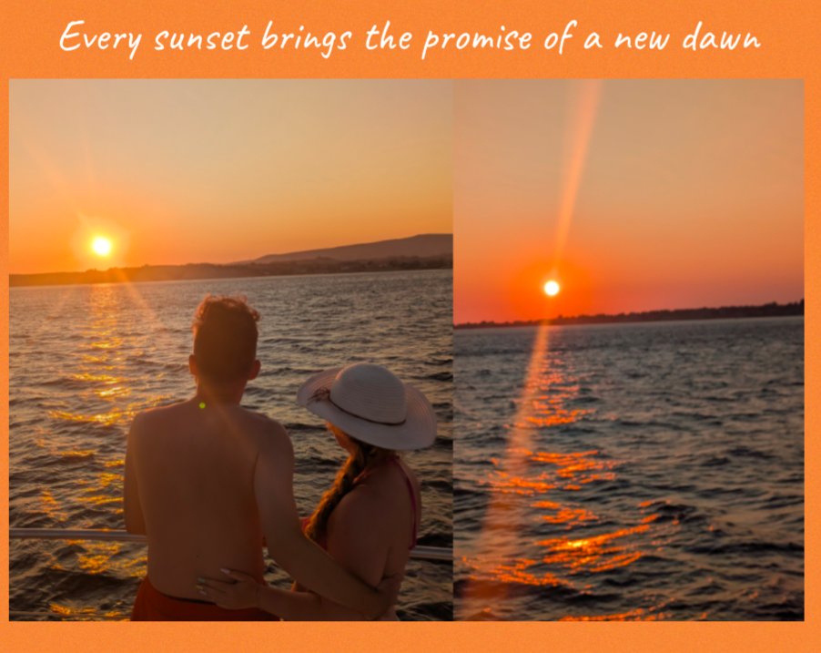 The best evening with the most special person Sophie Leanne ❤️🌄⛵