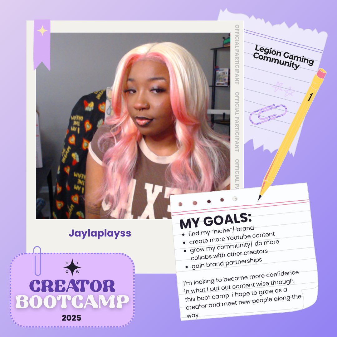 jaylaplayss on twitch (@jaylaplayss_ttv) on Twitter photo we are locked in yall and growing in the process 🍀 im so happy to be participating in the #GLOWCreatorBootcamp <a href="/gamingleagueofW/">GLOW: Gaming League of Women</a>
yall ready to see this GLOW up?🤭 we are locked in yall and growing in the process 🍀 im so happy to be participating in the #GLOWCreatorBootcamp <a href="/gamingleagueofW/">GLOW: Gaming League of Women</a>
yall ready to see this GLOW up?🤭