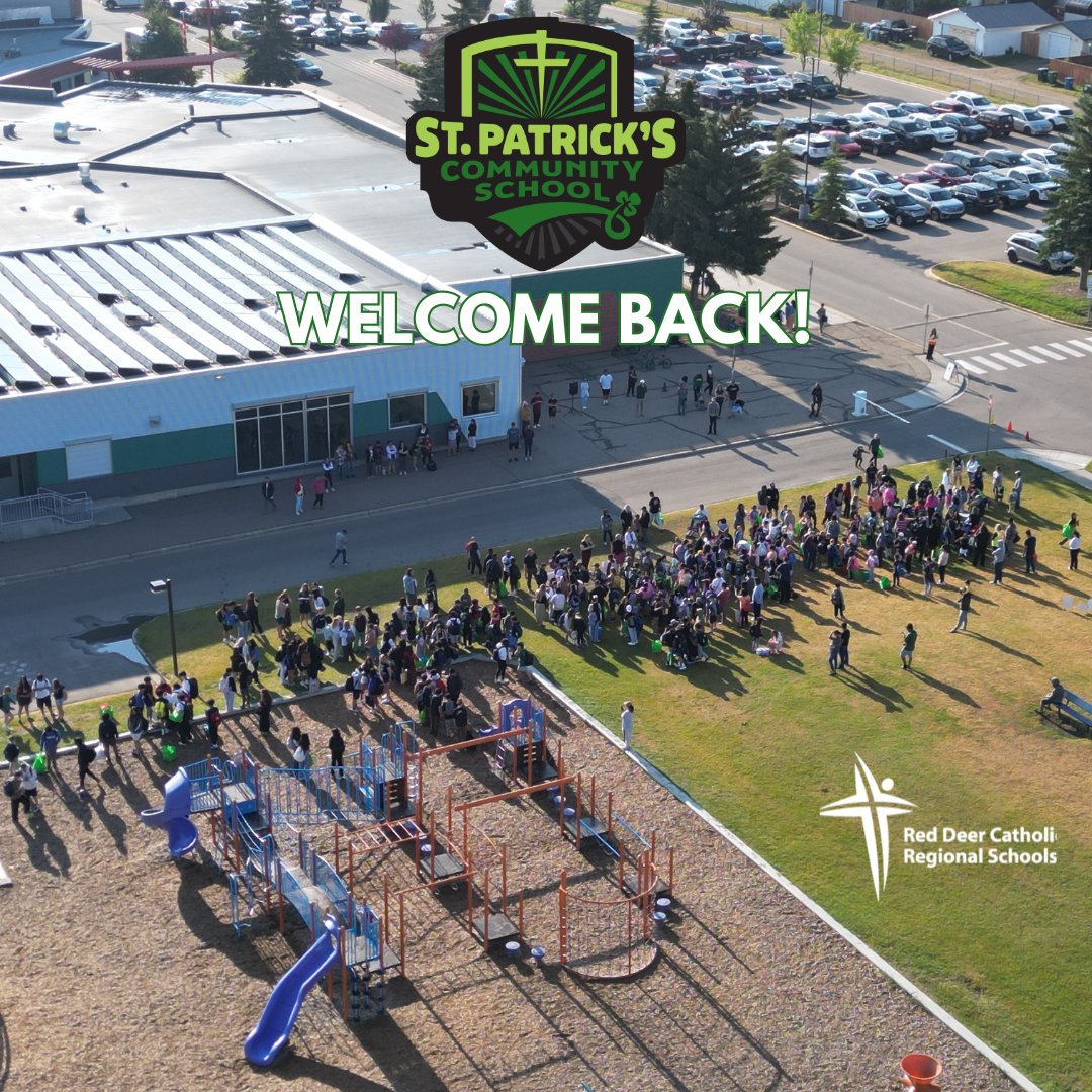 Welcome back, St. Patrick's Community School!

Tomorrow students return with a staggered entry over the next 2 days. 

Drivers, please be extra cautious in school zones. Watch for students, obey speed limits, &amp; stop for school buses. Thanks for helping us keep everyone safe!