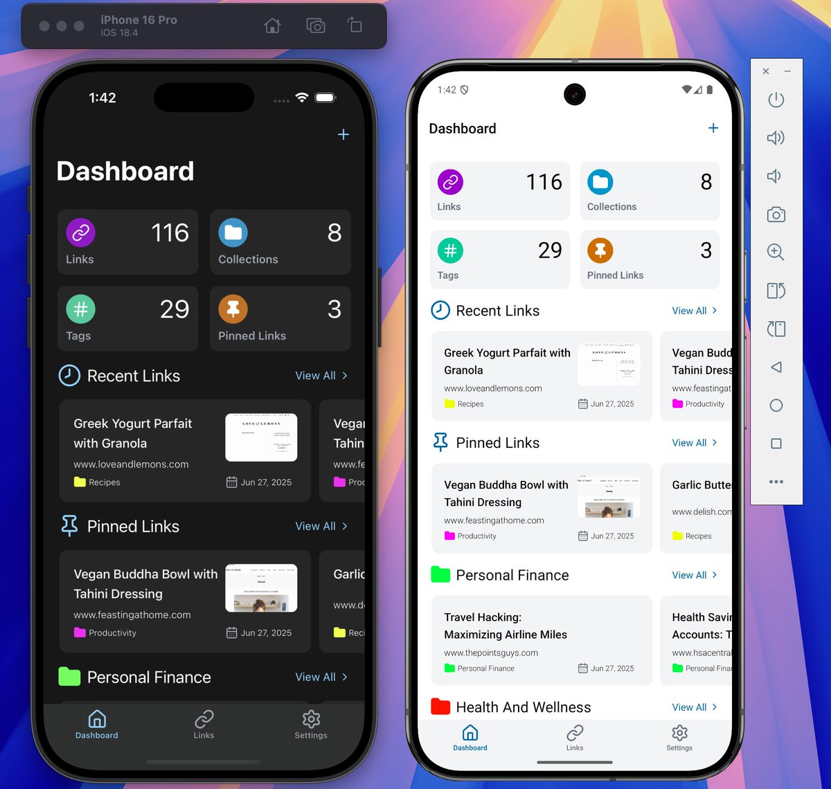 Thanks to the community, we now have 14,000 stars on GitHub!
To celebrate, here’s a sneak peek of the upcoming official Linkwarden native iOS and Android apps: