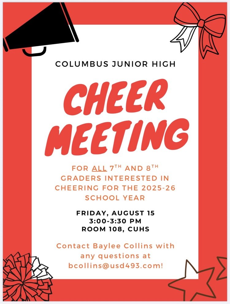 Jr High Cheer Info!
