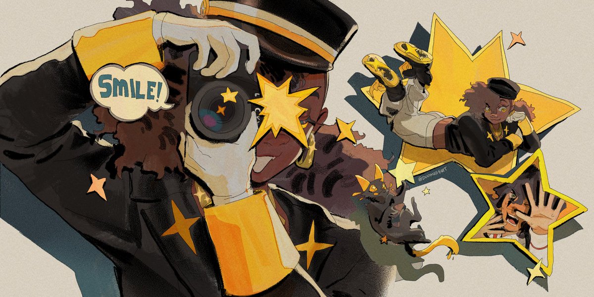 📷 Smile for The Camera!
Artfight part 3 for @/LatteDraws  !